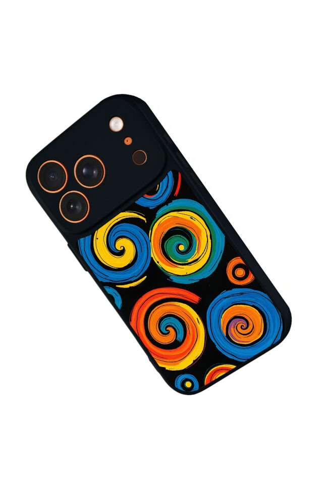 iPhone 17 Pro Uyumlu Abstract Tasarımlı Glossy Premium Kılıf