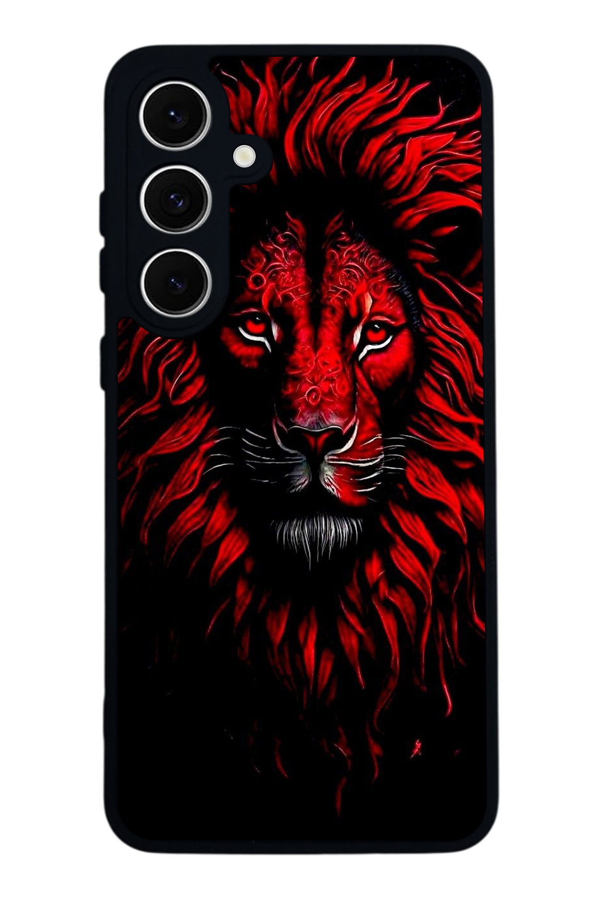 Samsung Galaxy A16 Uyumlu Aslan Tasarımlı Glossy Premium Kılıf