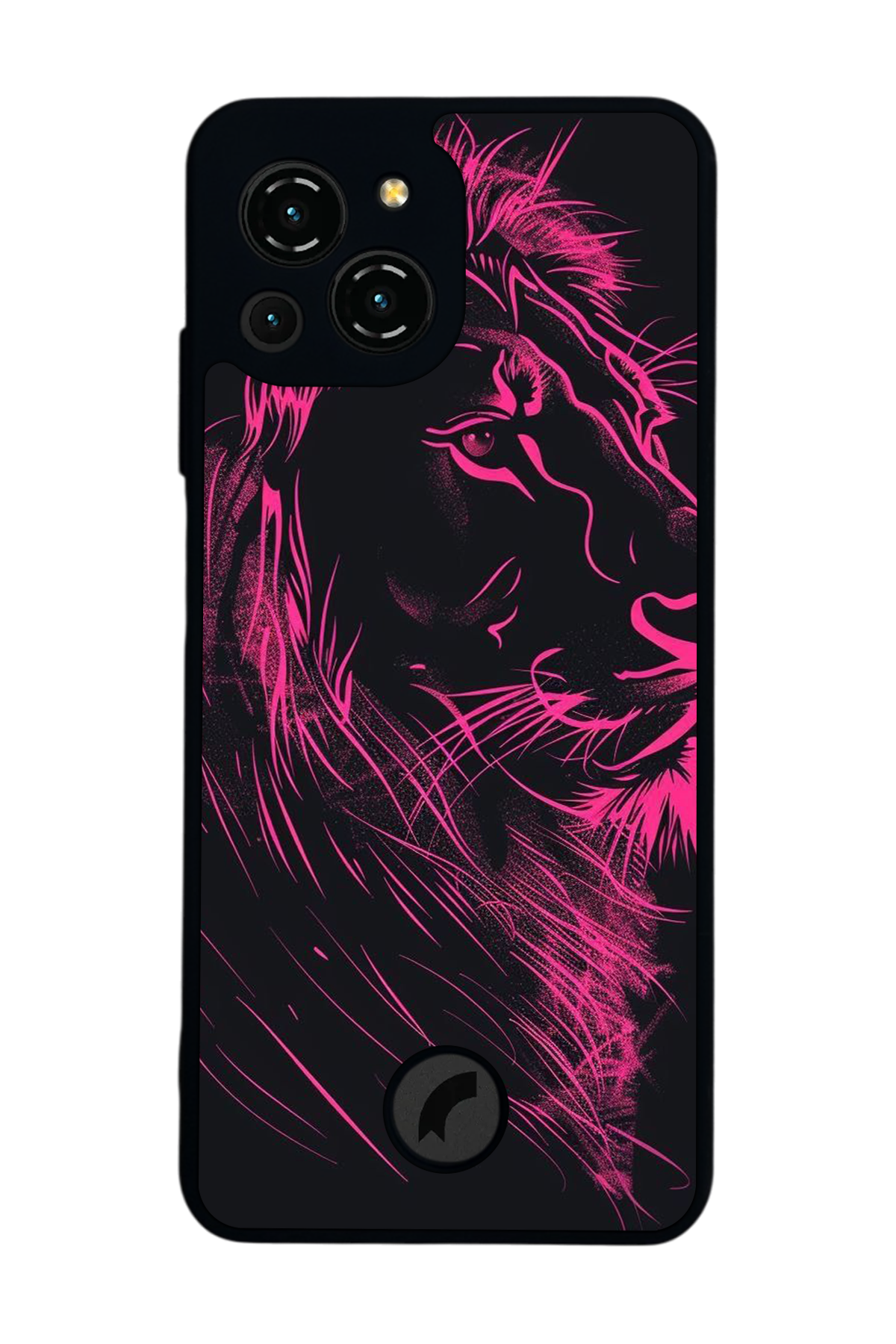 Reeder S23 Pro Max Uyumlu Aslan Tasarımlı Glossy Premium Kılıf