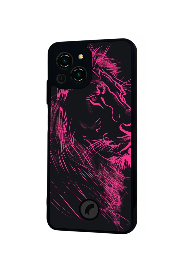 Reeder S23 Pro Max Uyumlu Aslan Tasarımlı Glossy Premium Kılıf