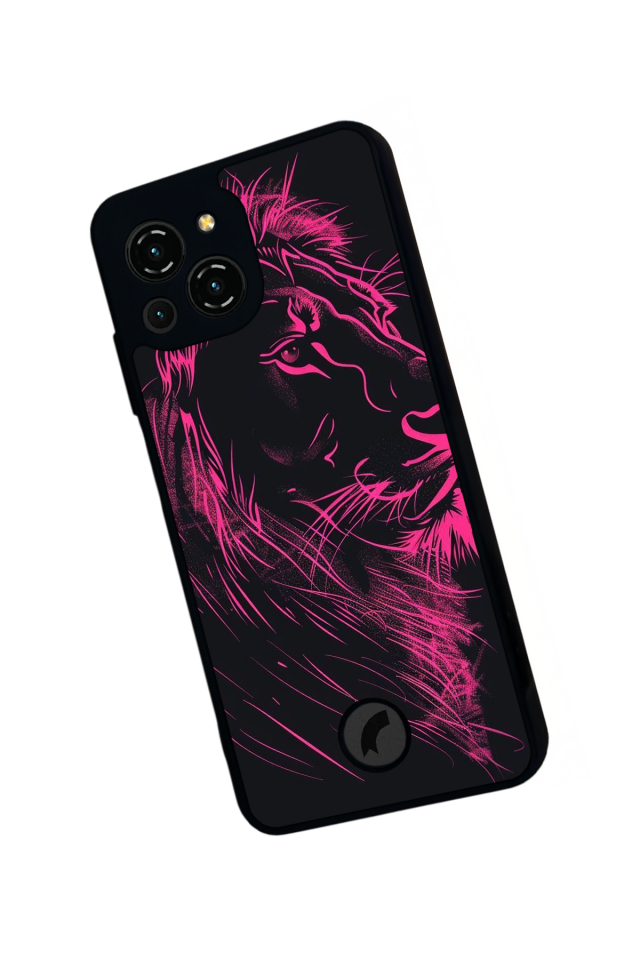 Reeder S23 Pro Max Uyumlu Aslan Tasarımlı Glossy Premium Kılıf