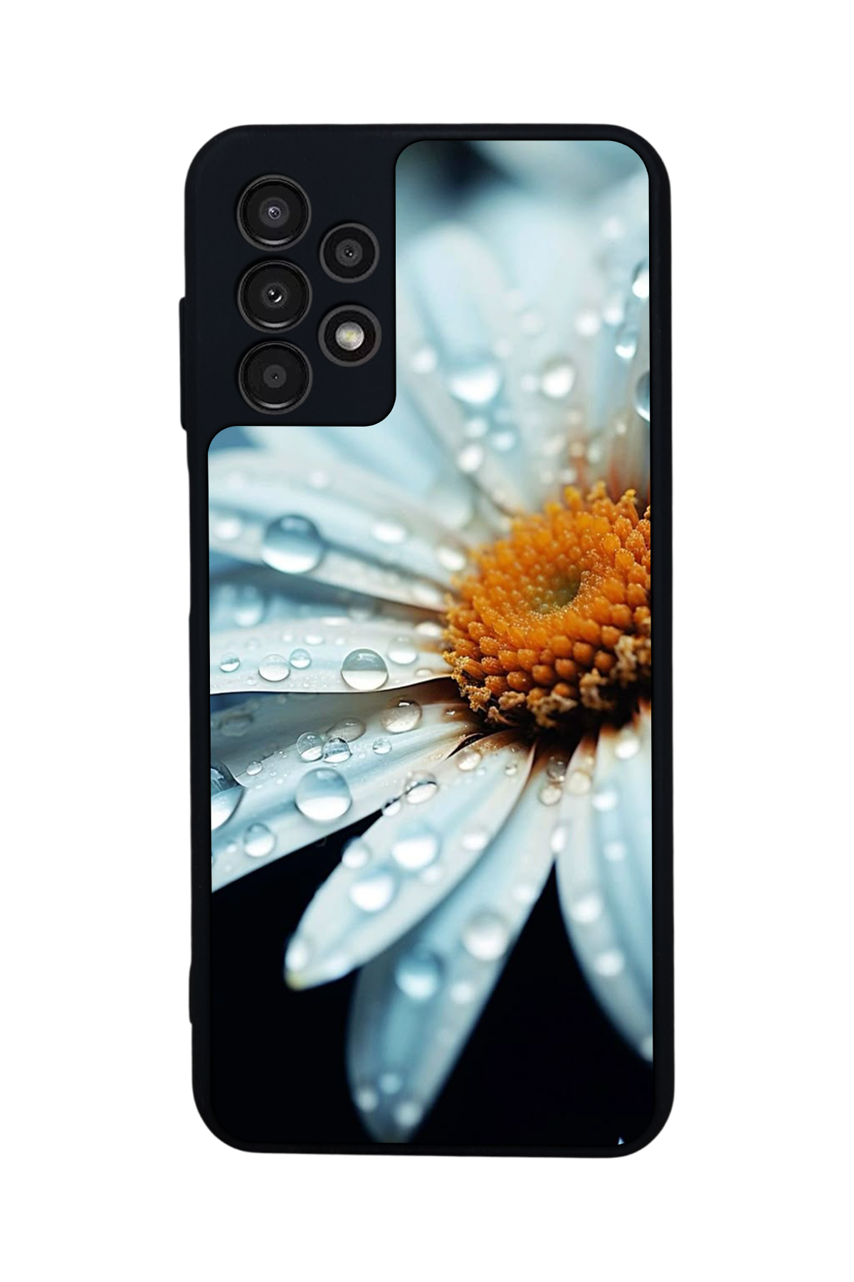 Samsung Galaxy A13 Uyumlu Cicek Tasarımlı Glossy Premium Kılıf