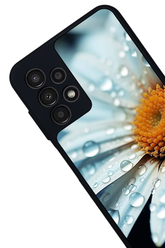 Samsung Galaxy A13 Uyumlu Cicek Tasarımlı Glossy Premium Kılıf