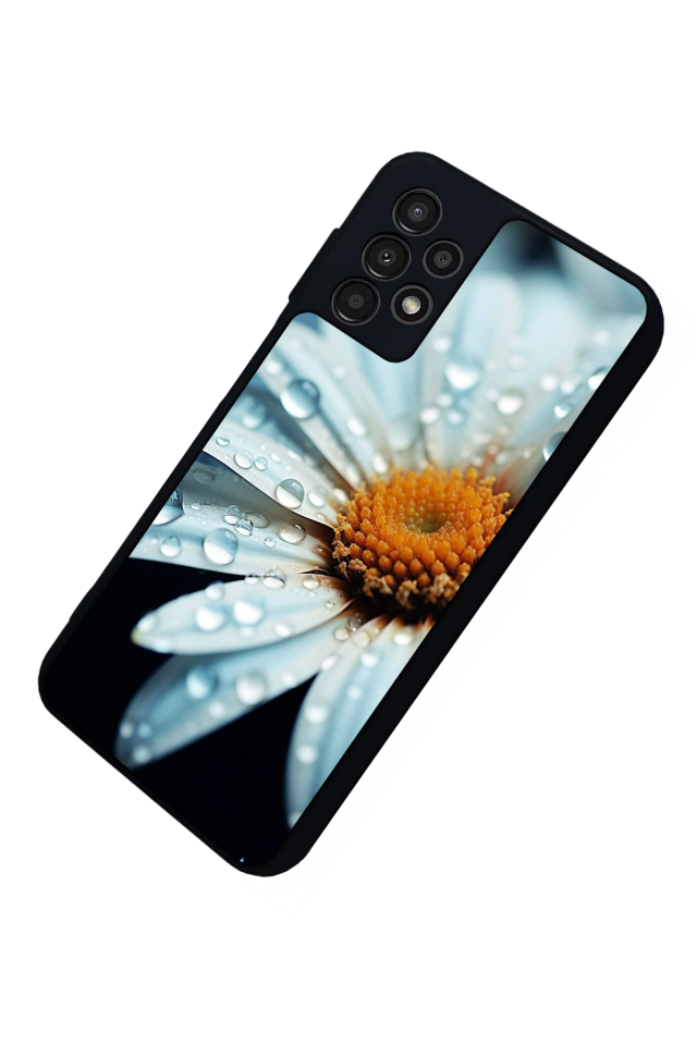 Samsung Galaxy A13 Uyumlu Cicek Tasarımlı Glossy Premium Kılıf