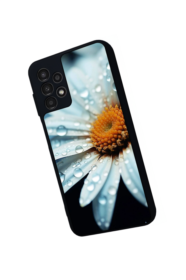 Samsung Galaxy A13 Uyumlu Cicek Tasarımlı Glossy Premium Kılıf