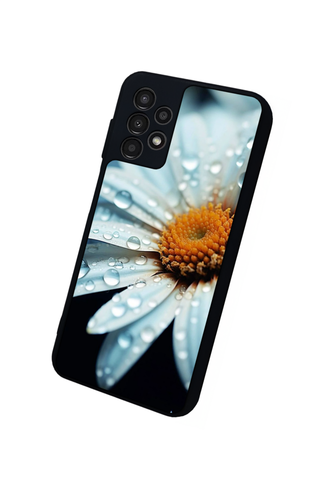 Samsung Galaxy A13 Uyumlu Cicek Tasarımlı Glossy Premium Kılıf