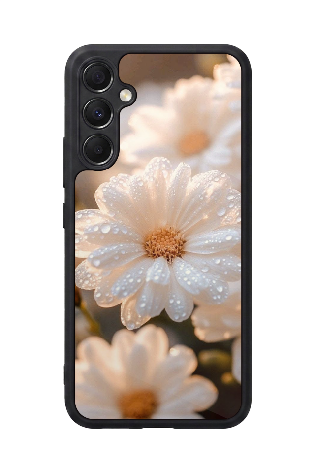 Samsung Galaxy M34 Uyumlu Cicek Tasarımlı Glossy Premium Kılıf