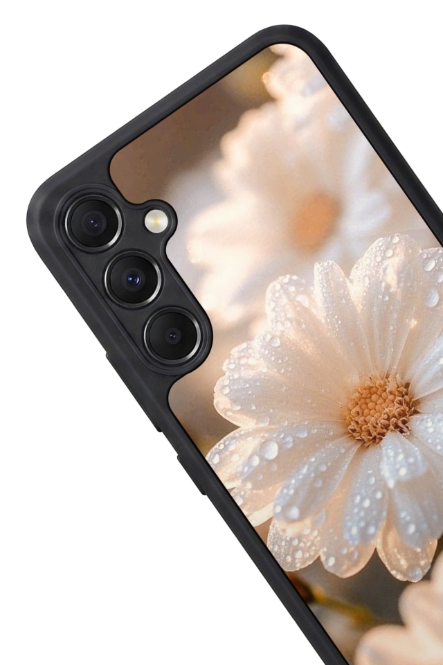 Samsung Galaxy M34 Uyumlu Cicek Tasarımlı Glossy Premium Kılıf