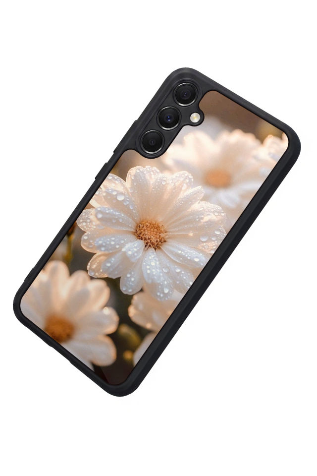 Samsung Galaxy M34 Uyumlu Cicek Tasarımlı Glossy Premium Kılıf