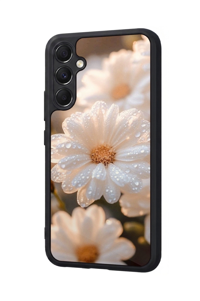 Samsung Galaxy M34 Uyumlu Cicek Tasarımlı Glossy Premium Kılıf