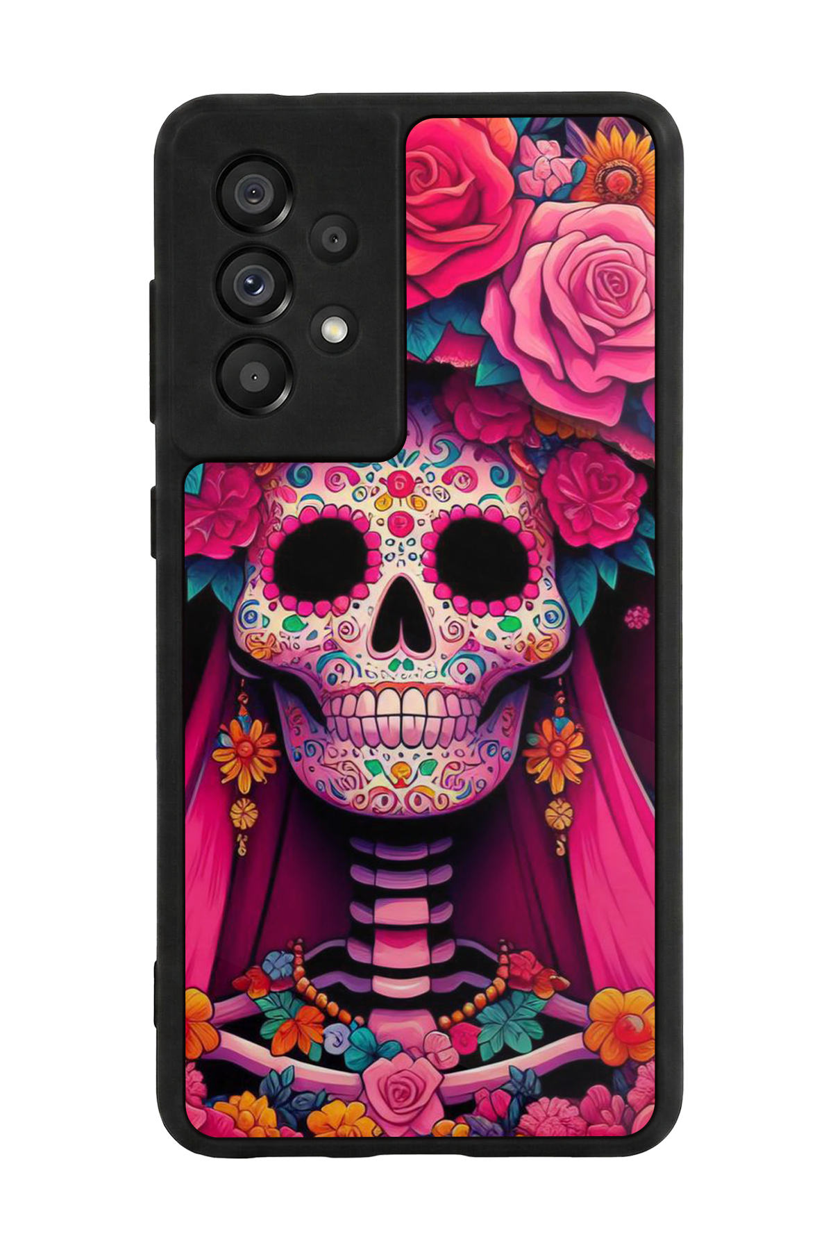 Samsung Galaxy A73 Uyumlu KuruKafa Tasarımlı Glossy Premium Kılıf