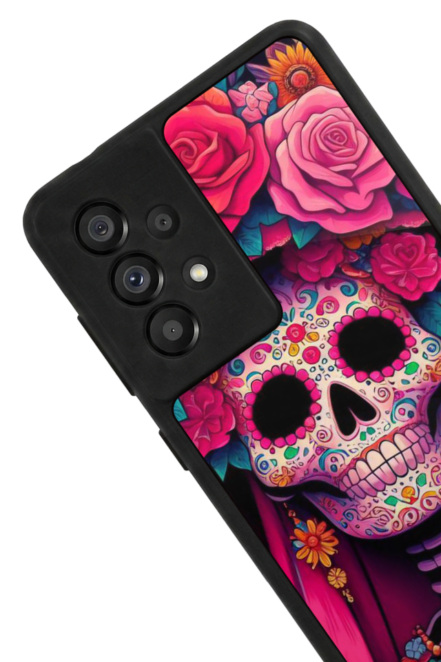 Samsung Galaxy A73 Uyumlu KuruKafa Tasarımlı Glossy Premium Kılıf