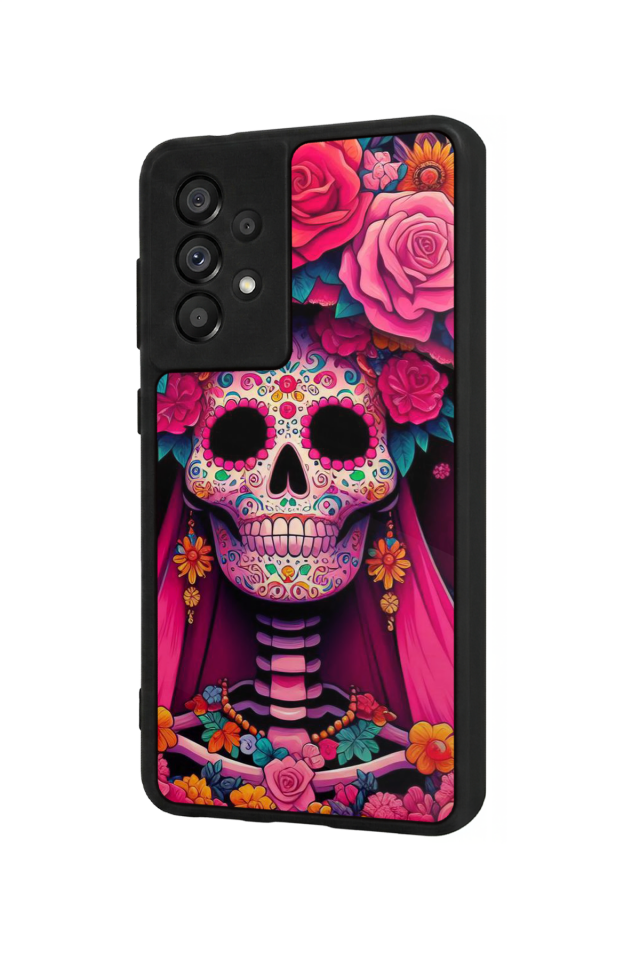 Samsung Galaxy A73 Uyumlu KuruKafa Tasarımlı Glossy Premium Kılıf