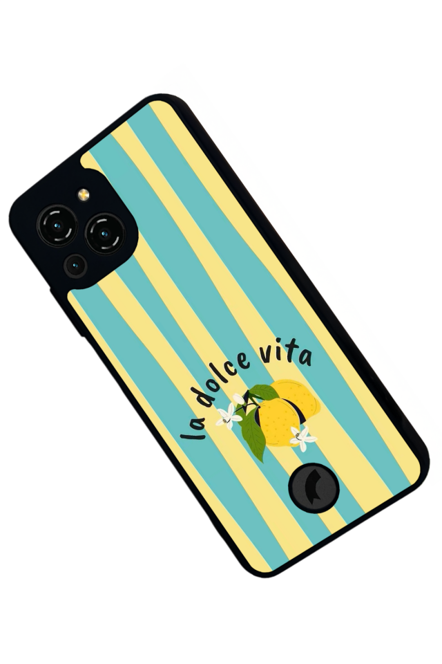 Reeder S23 Pro Max Uyumlu Limon Tasarımlı Glossy Premium Kılıf