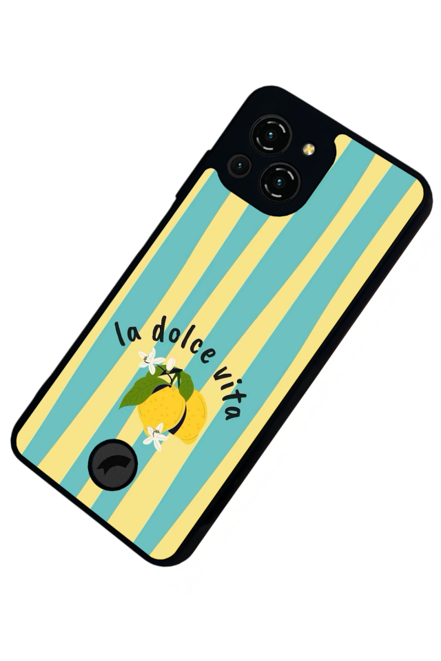 Reeder S23 Pro Max Uyumlu Limon Tasarımlı Glossy Premium Kılıf