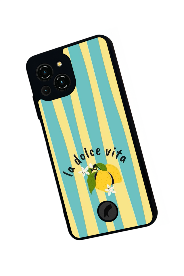 Reeder S23 Pro Max Uyumlu Limon Tasarımlı Glossy Premium Kılıf