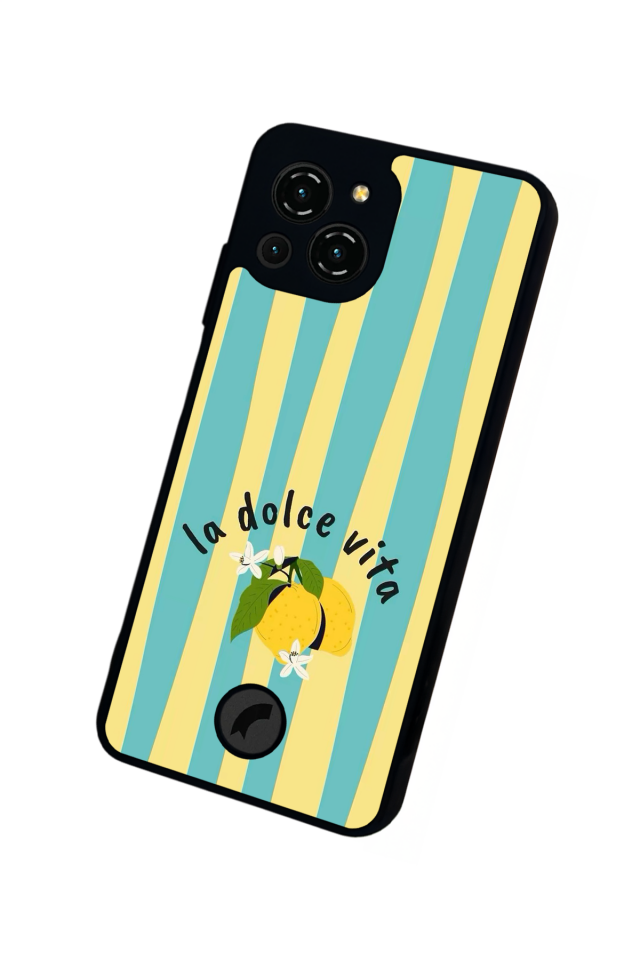 Reeder S23 Pro Max Uyumlu Limon Tasarımlı Glossy Premium Kılıf