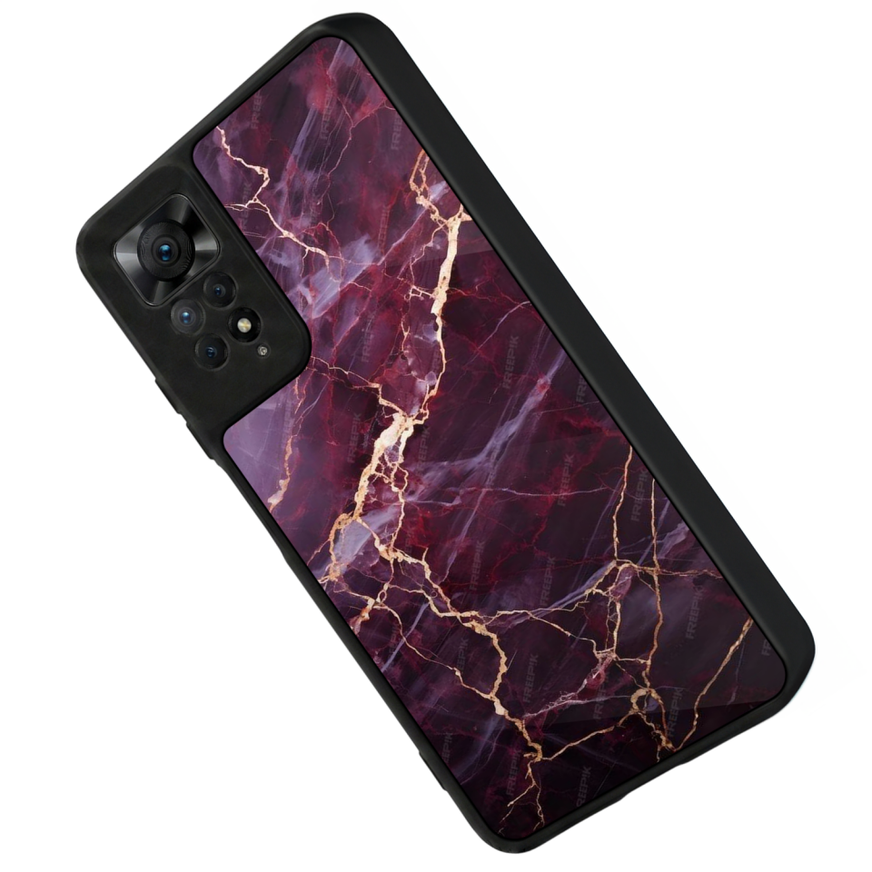 Xiaomi Redmi Note 11 Pro Uyumlu Mermer Marble Tasarımlı Glossy Premium Kılıf