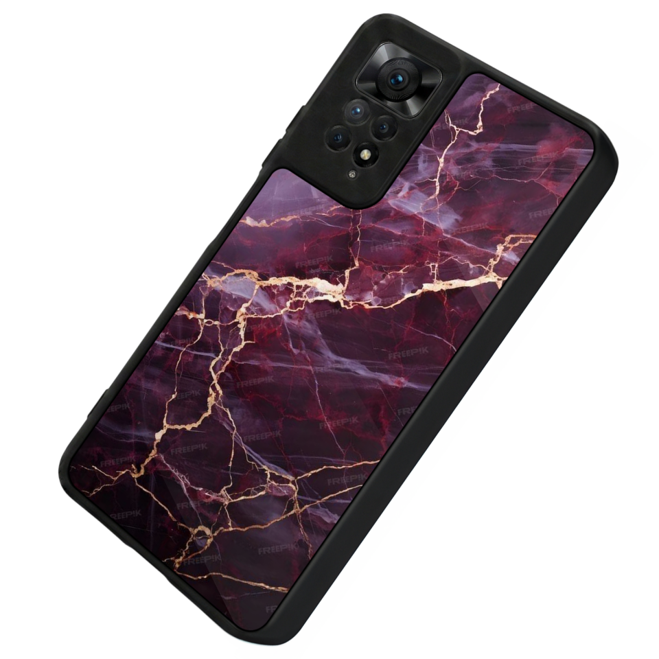 Xiaomi Redmi Note 11 Pro Uyumlu Mermer Marble Tasarımlı Glossy Premium Kılıf