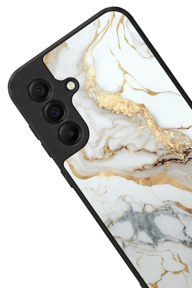 Samsung Galaxy A17 Uyumlu Mermer Marble Tasarımlı Glossy Premium Kılıf