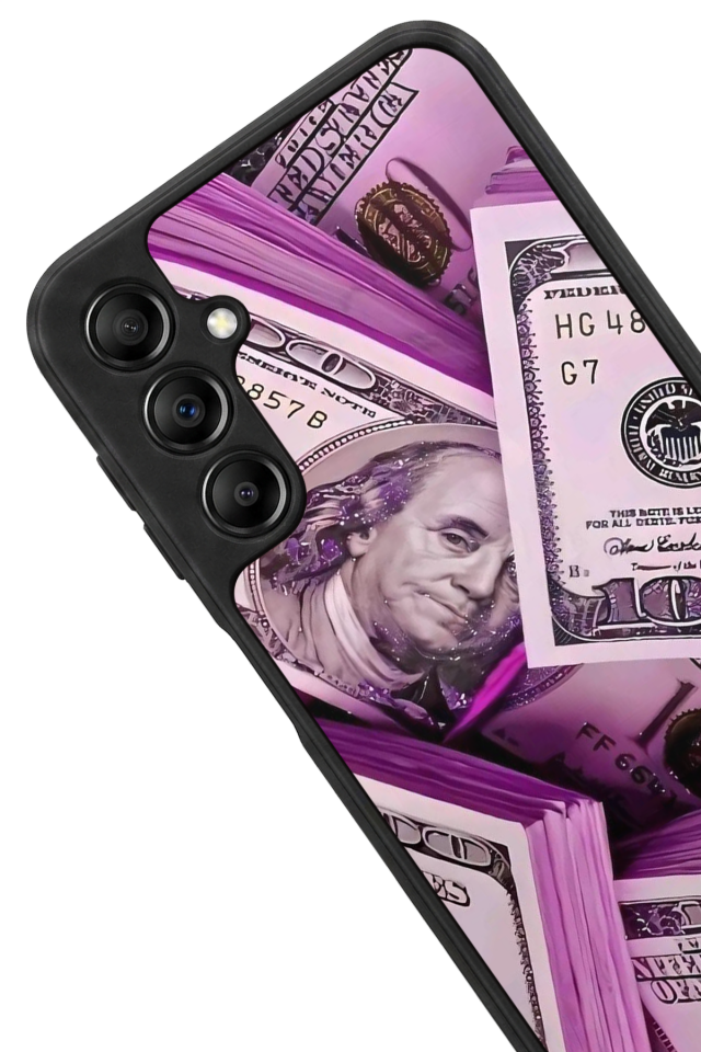 Samsung Galaxy A14 Uyumlu Money Para Tasarımlı Glossy Premium Kılıf