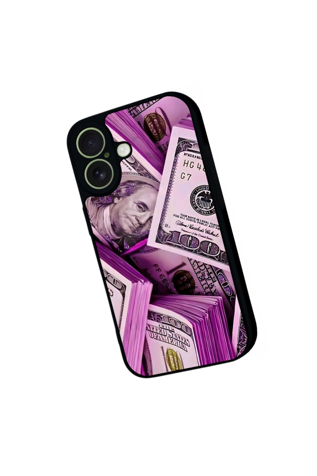 iPhone 17 Uyumlu Money Para Tasarımlı Glossy Premium Kılıf