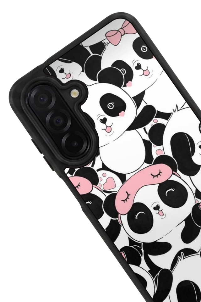 Samsung Galaxy A56 Uyumlu Panda Tasarımlı Glossy Premium Kılıf