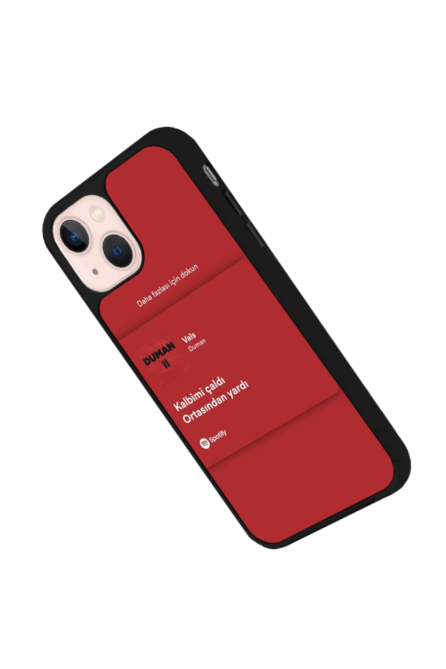 iPhone 13/14 Uyumlu Sarki Sozleri Tasarımlı Glossy Premium Kılıf