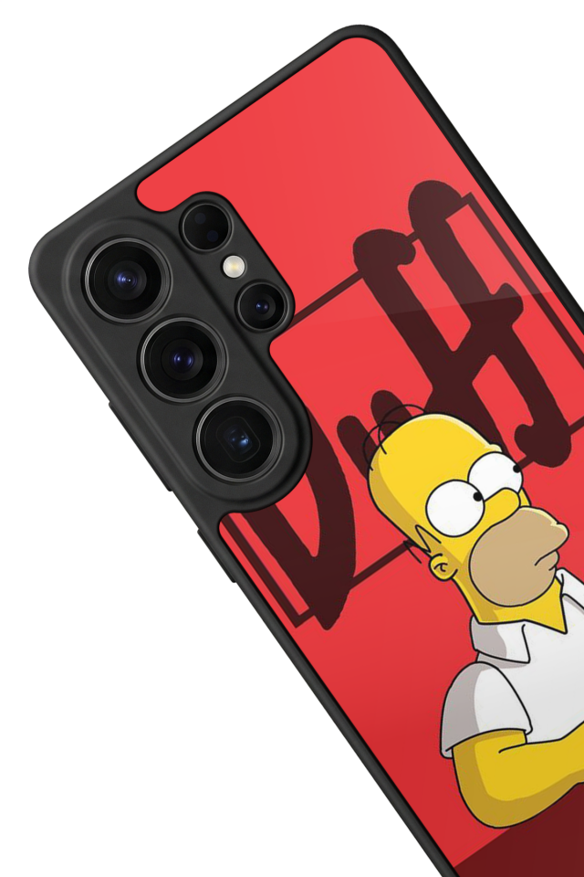 Samsung Galaxy S26 Ultra Uyumlu The Simpsons Tasarımlı Glossy Premium Kılıf