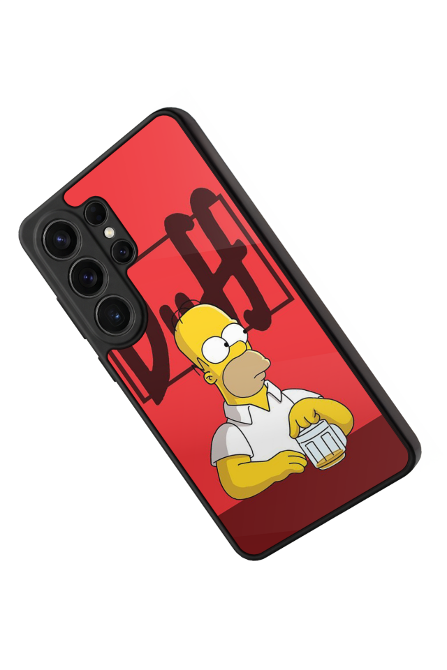 Samsung Galaxy S26 Ultra Uyumlu The Simpsons Tasarımlı Glossy Premium Kılıf
