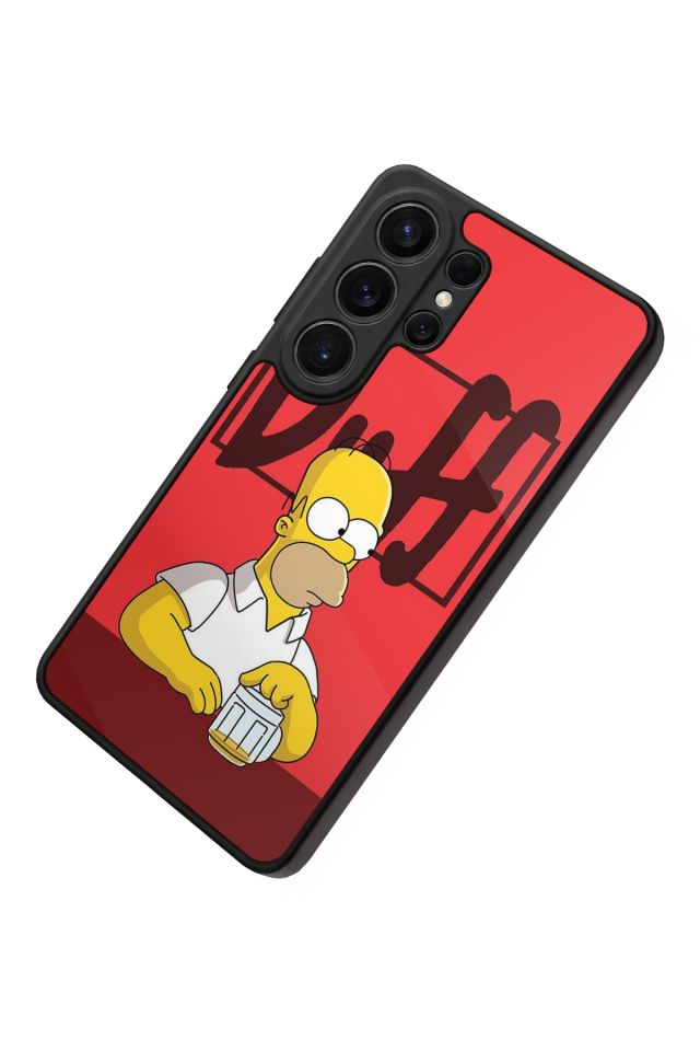 Samsung Galaxy S26 Ultra Uyumlu The Simpsons Tasarımlı Glossy Premium Kılıf