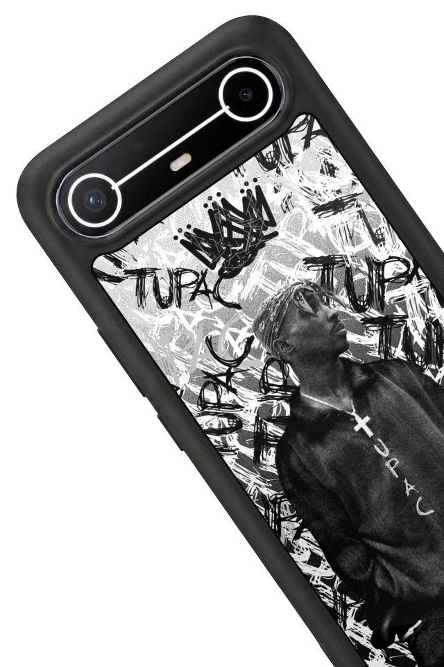 Tecno Spark Slim 5G Uyumlu Tupac Tasarımlı Glossy Premium Kılıf