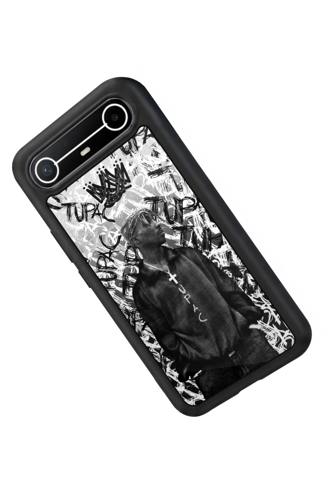 Tecno Spark Slim 5G Uyumlu Tupac Tasarımlı Glossy Premium Kılıf