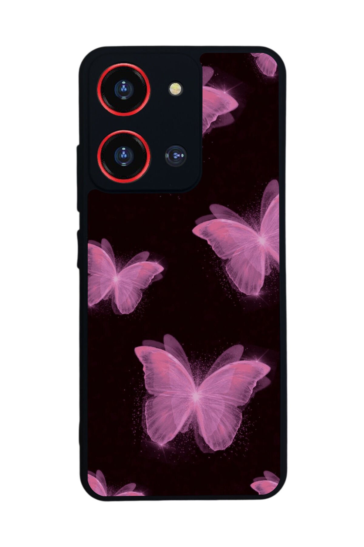 Reeder S19 Max Pro S 108MP Uyumlu Kelebek Tasarımlı Glossy Premium Kılıf