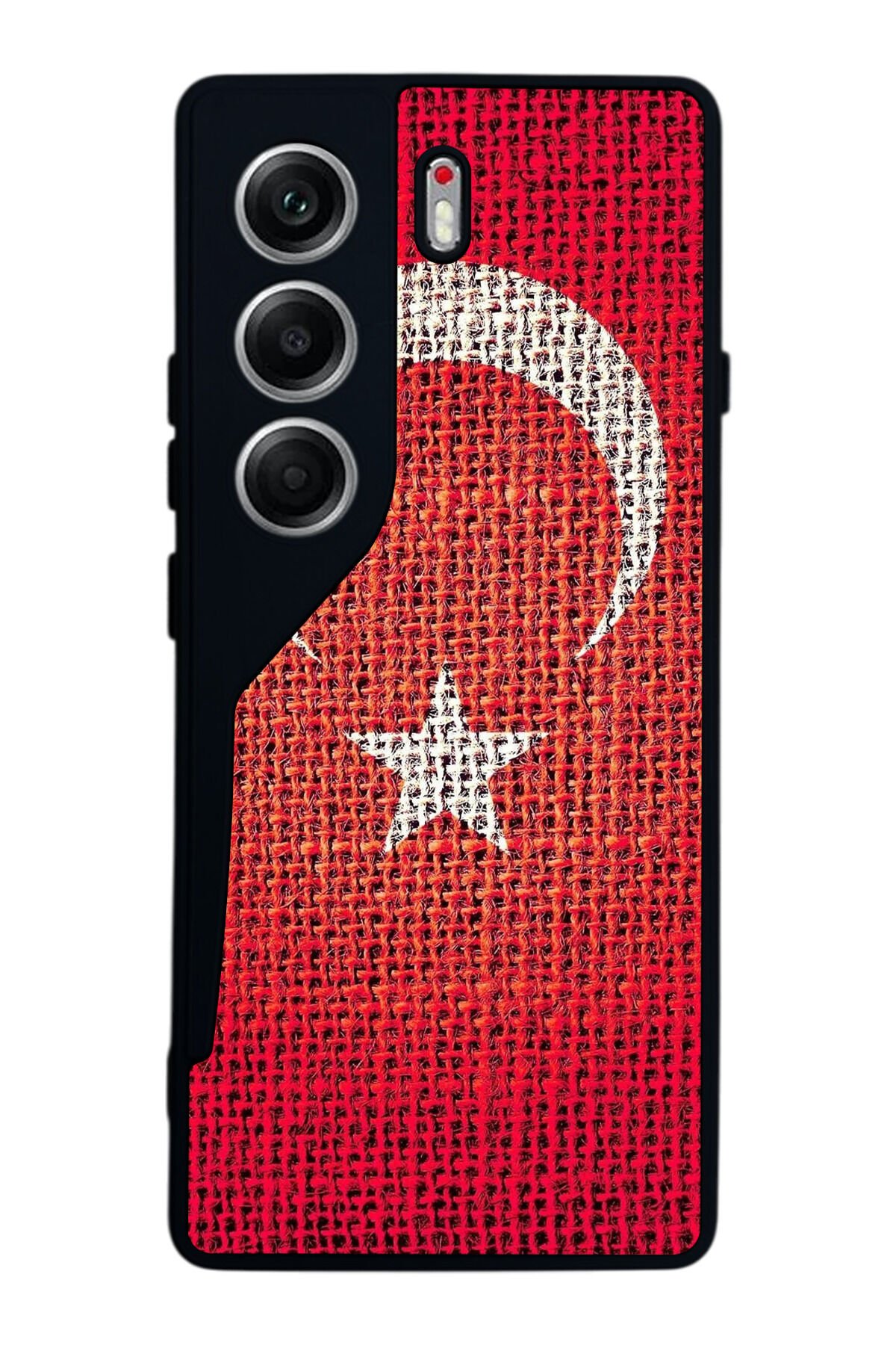 Tecno Camon 40 Uyumlu Türk Bayragi Tasarımlı Glossy Premium Kılıf