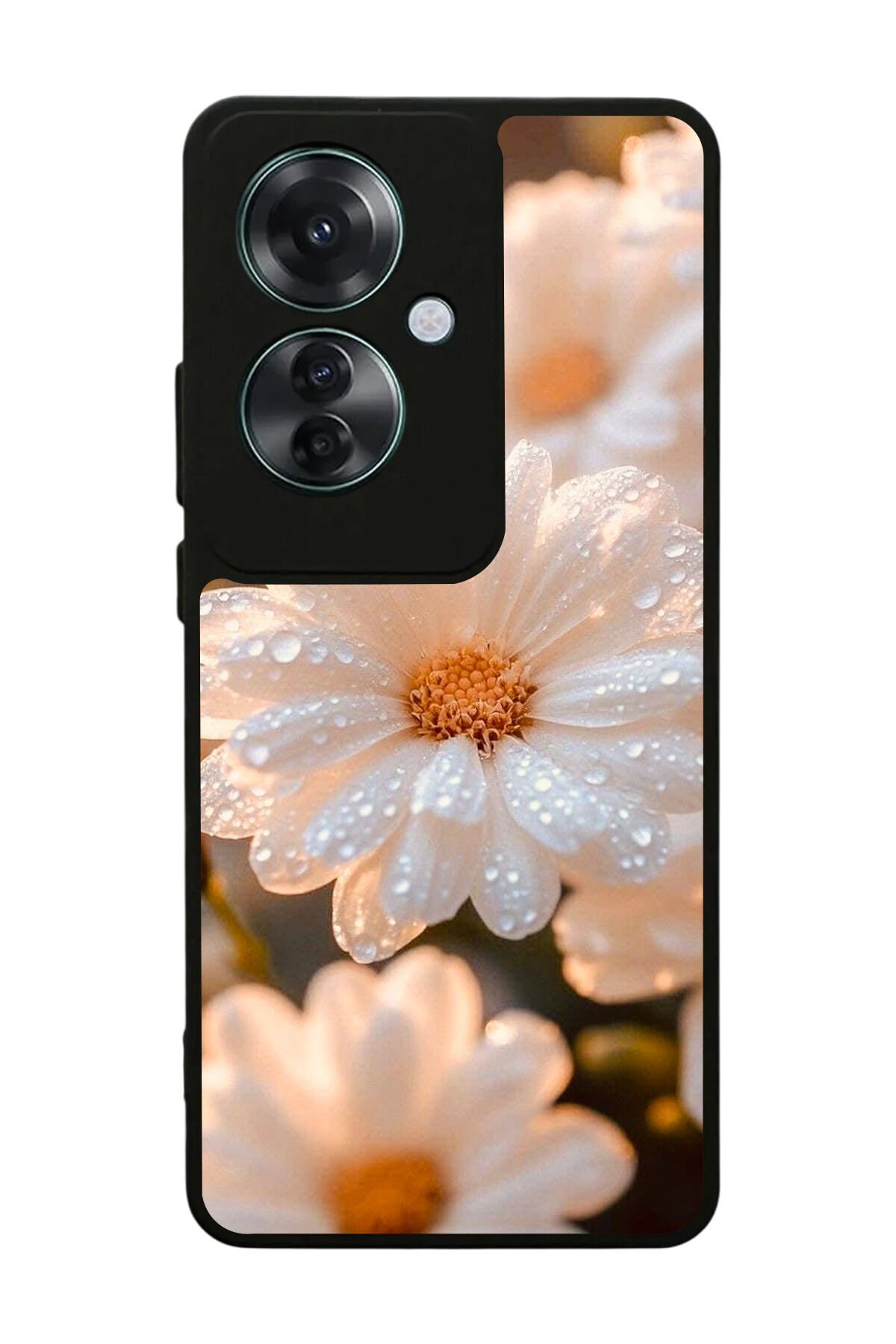 Oppo Reno 11F Uyumlu Cicek Tasarımlı Glossy Premium Kılıf