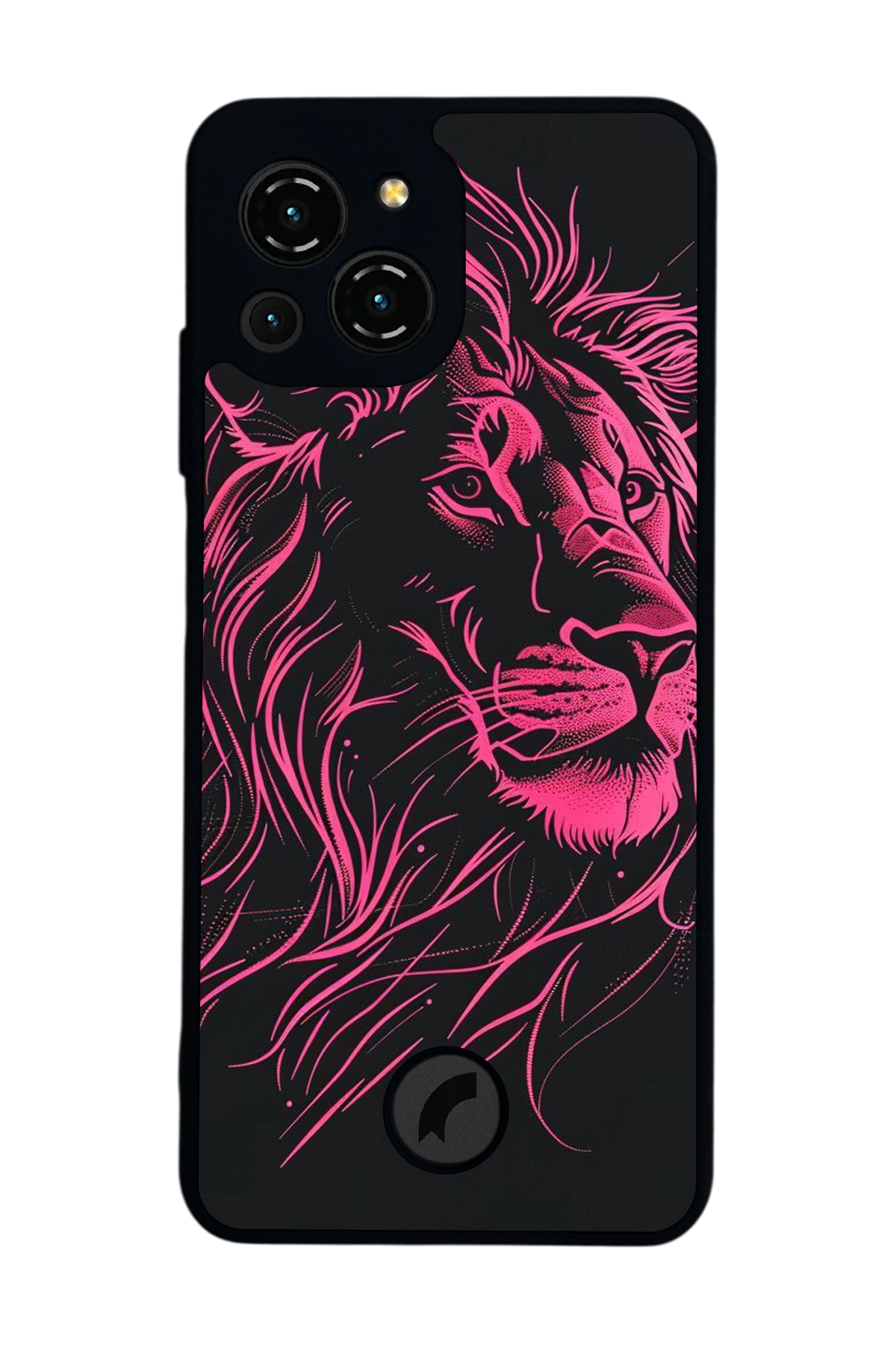 Reeder S23 Pro Max Uyumlu Aslan Tasarımlı Glossy Premium Kılıf