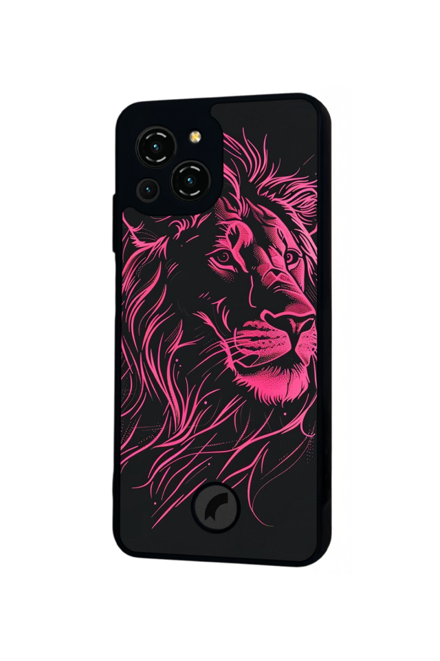 Reeder S23 Pro Max Uyumlu Aslan Tasarımlı Glossy Premium Kılıf