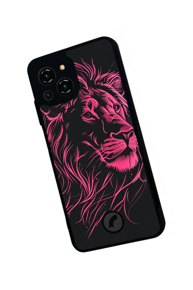 Reeder S23 Pro Max Uyumlu Aslan Tasarımlı Glossy Premium Kılıf