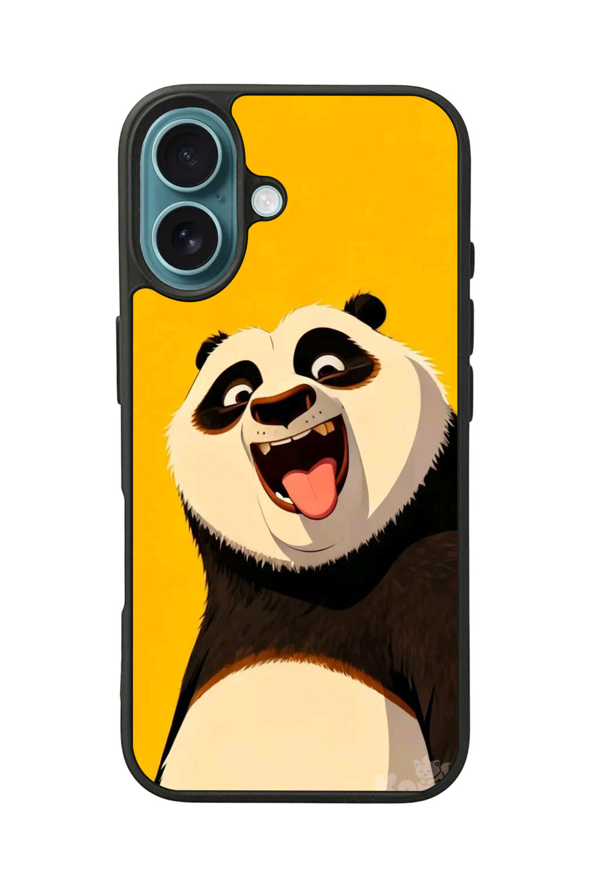iPhone 16 Plus Uyumlu Kung Fu Panda Tasarımlı Glossy Premium Kılıf