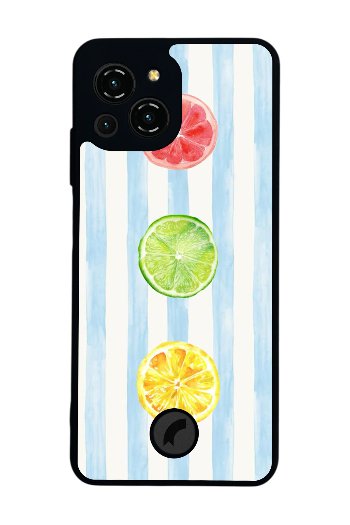 Reeder S23 Pro Max Uyumlu Limon Tasarımlı Glossy Premium Kılıf