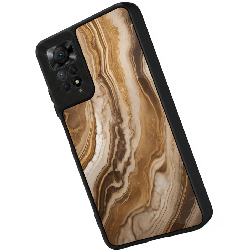 Xiaomi Redmi Note 11 Pro Uyumlu Mermer Marble Tasarımlı Glossy Premium Kılıf