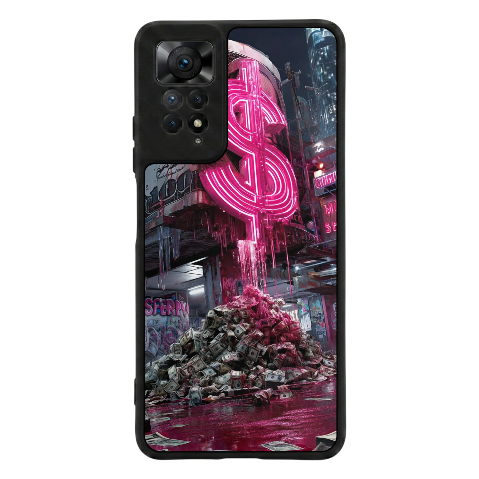 Xiaomi Redmi Note 12 Pro Uyumlu Para Tasarımlı Glossy Premium Kılıf