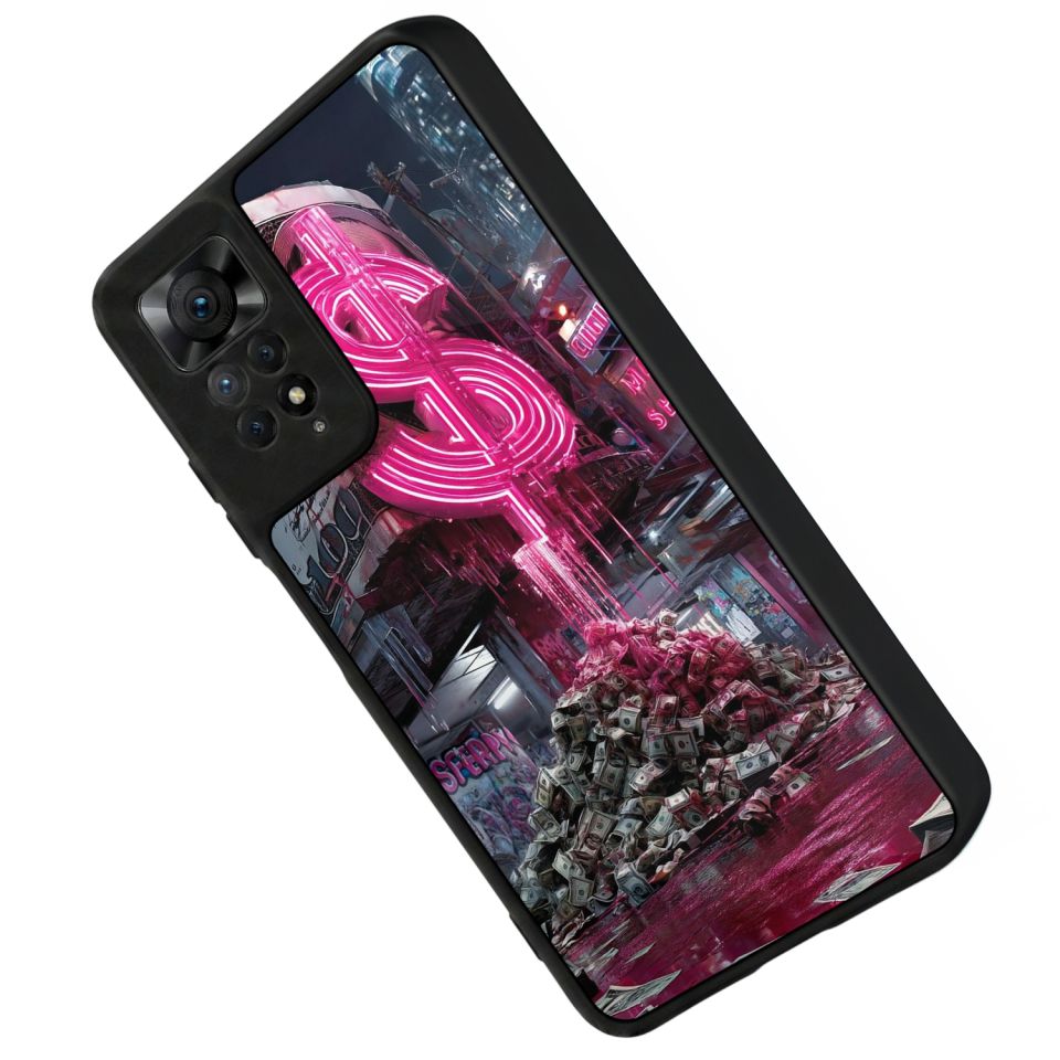 Xiaomi Redmi Note 12 Pro Uyumlu Para Tasarımlı Glossy Premium Kılıf