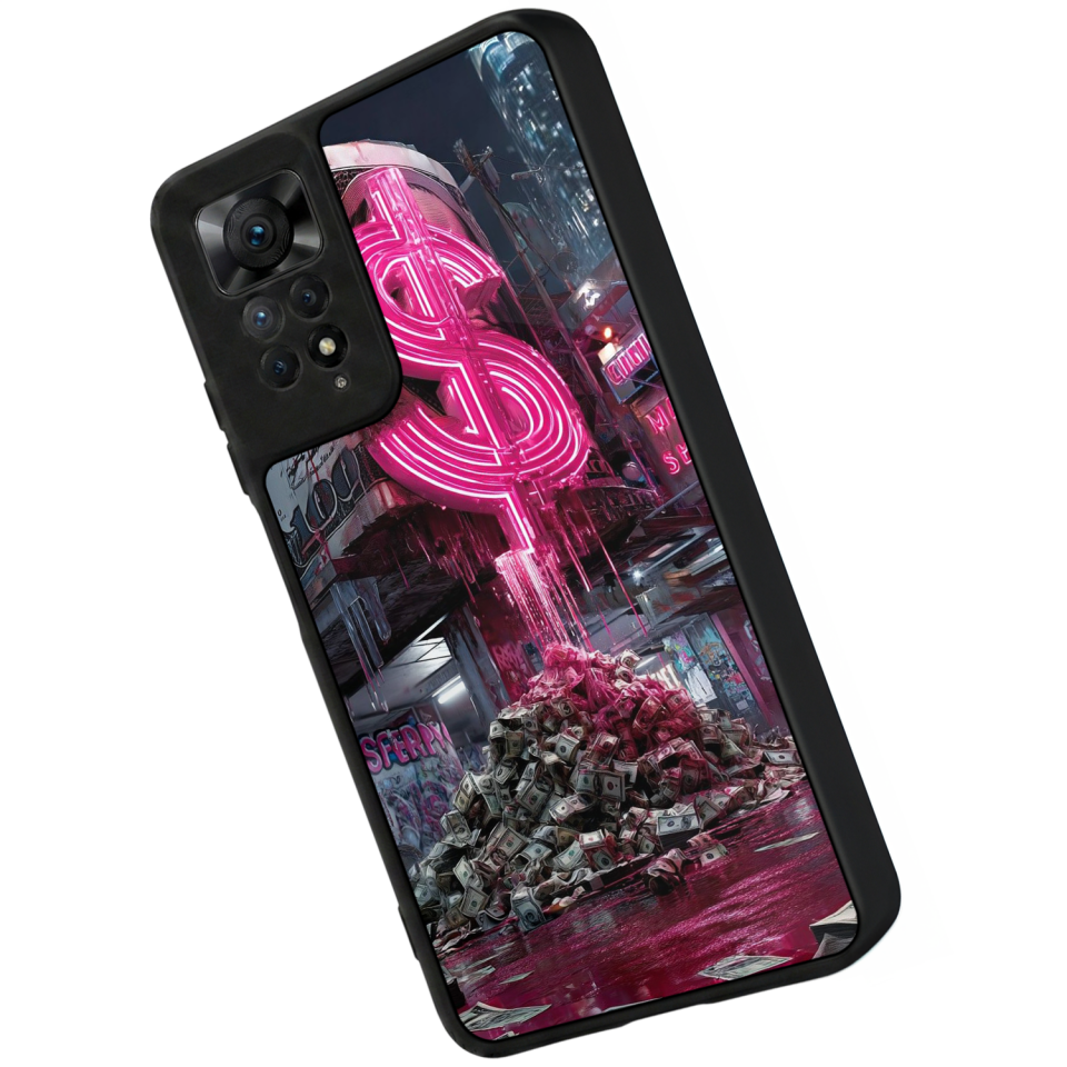 Xiaomi Redmi Note 12 Pro Uyumlu Para Tasarımlı Glossy Premium Kılıf