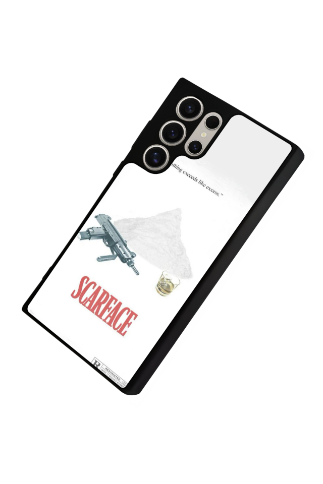 Samsung Galaxy S24 Ultra Uyumlu Scarface Tasarımlı Glossy Premium Kılıf