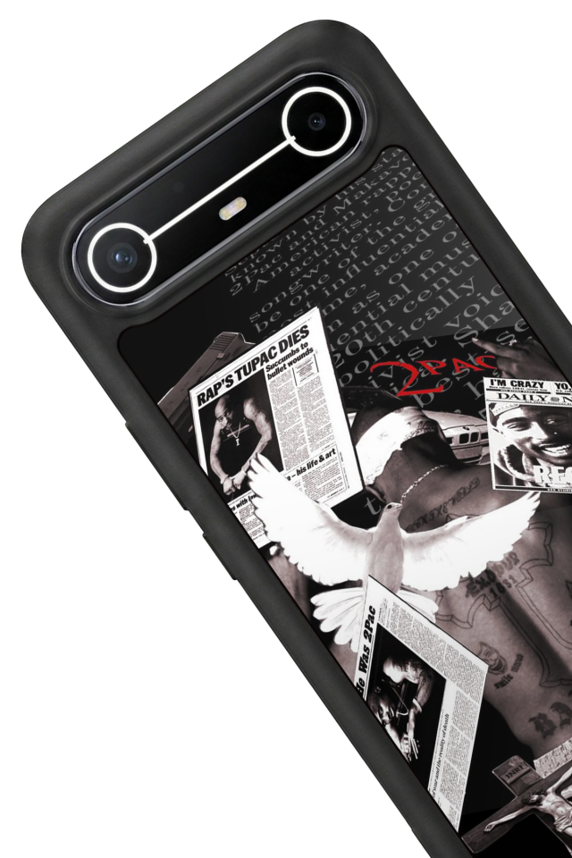 Tecno Spark Slim 5G Uyumlu Tupac Tasarımlı Glossy Premium Kılıf