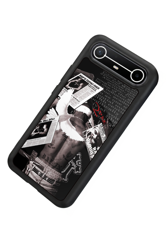 Tecno Spark Slim 5G Uyumlu Tupac Tasarımlı Glossy Premium Kılıf