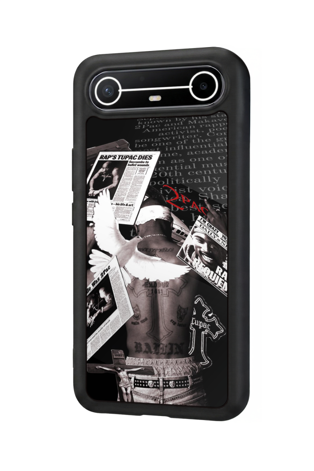 Tecno Spark Slim 5G Uyumlu Tupac Tasarımlı Glossy Premium Kılıf