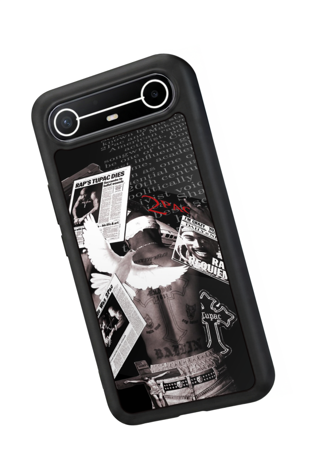 Tecno Spark Slim 5G Uyumlu Tupac Tasarımlı Glossy Premium Kılıf